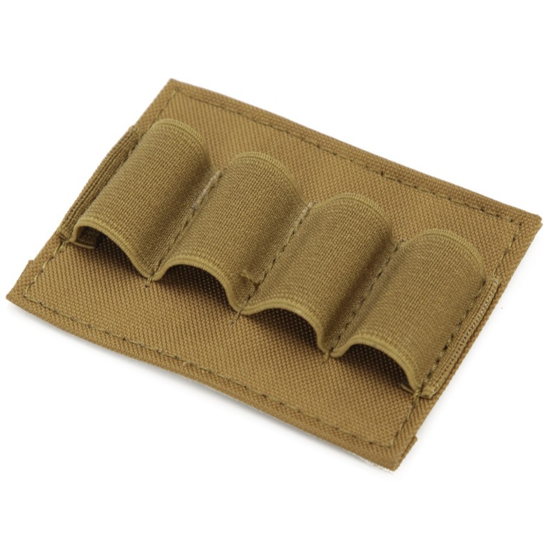 Combate transfronterizo al aire libre con velcro de cuatro agujeros, escopeta táctica, bolsa de bala, bolsa de accesorios, bala a granel, funda de extracción rápida
