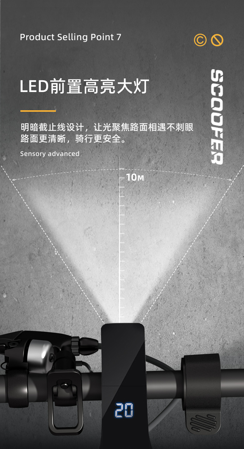 Overseas warehouse straight hair 8.5 inch foldable electric scooter 350W adult scooter pedal scooter