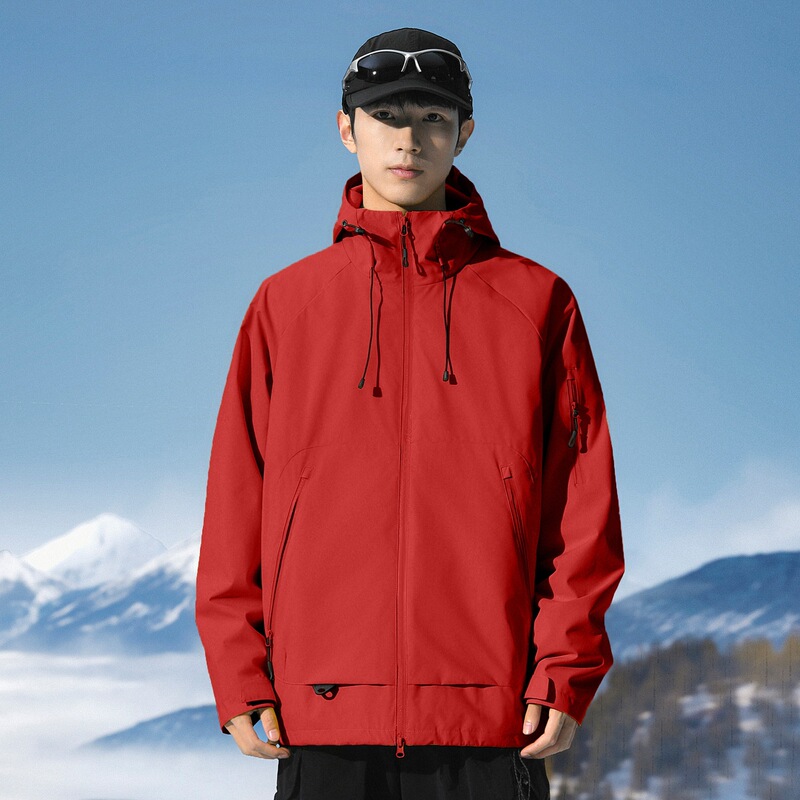 Spring Coat for Men, Windproof Outdoor Unisex Workwear, Three-In-One Cotton Jacket with Inner Liner, Softshell Jacket Spring Coat for Men, Windproof Outdoor Unisex Workwear, Three-In-One Cotton Jacket with Inner Liner, Softshell Jacket