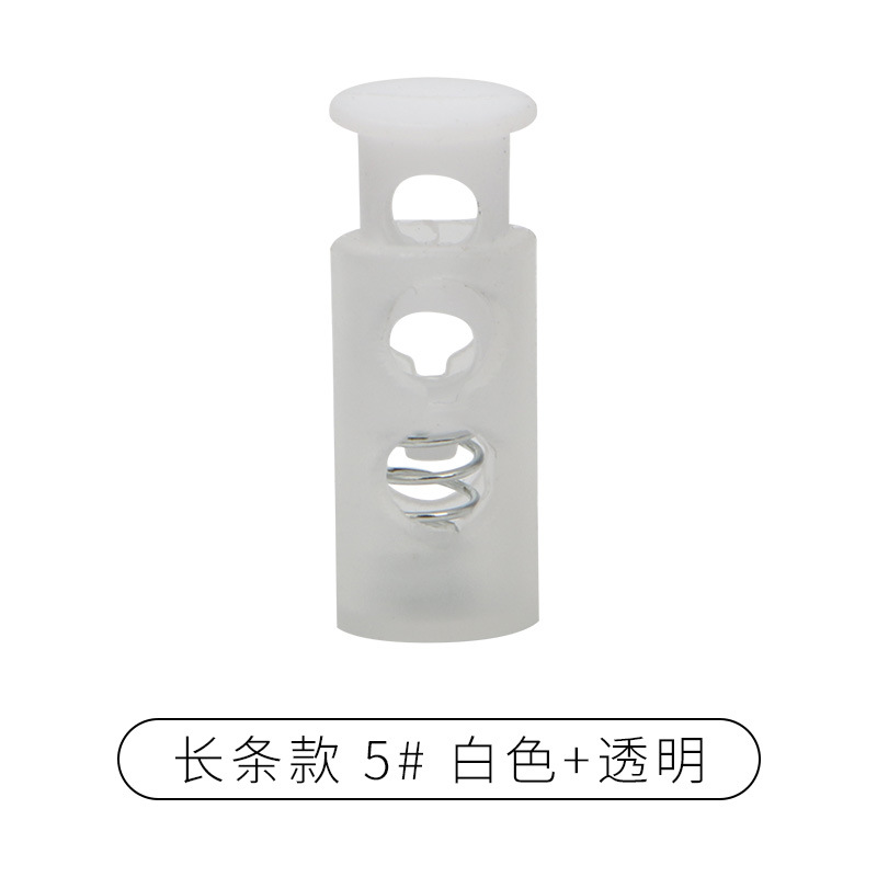 Rebecca primavera hebilla de plástico solo agujero ajuste botón campana tapa doble agujero hebilla de cuerda redonda negro cerdo hebilla de la nariz