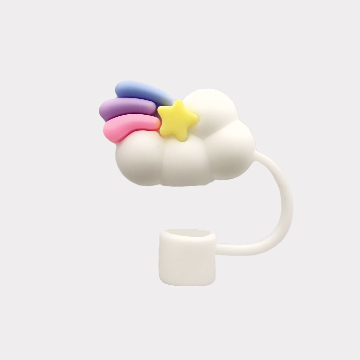 파란색 보라색 무지개 구름