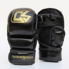 プロのmmaボクシング手袋パンの厚い半分の指のボクサーの子供の大人の散打の泰拳のボクシングの訓練のボクサーのセット