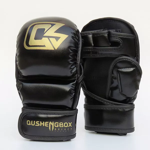 Professional MMA boxing gloves bread thickened half finger boxing gloves children adult Sanda Muay Thai boxing training boxing gloves