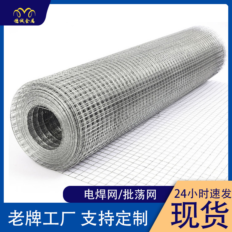 现货施工内外墙抹灰防开裂镀锌钢丝网养殖铁丝网批发电焊网批荡网