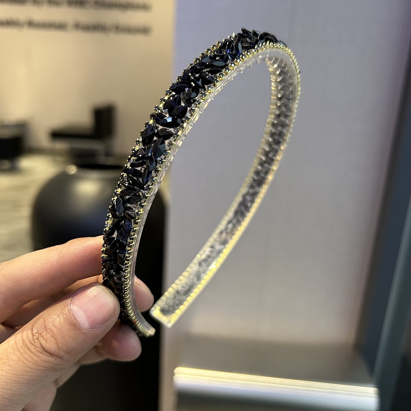 120g Weight Hair Band Hair Accessories Type 1 Piece Quantity Holiday, Daily Occasion Crystal Material Geometric Pattern All Seasons Season Women's Gender Vintage Style, Simple Style Style Vintage Style Simple Style Women's Geometric Crystal Hair Band 8