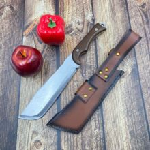 阳江猛士钢刀野营开山路砍柴刀鸡翅木柄加厚高硬度户外刀锋钢切块