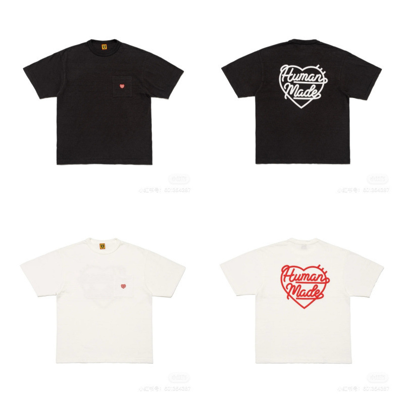 スポット韓国HUMAN日本製竹綿半袖TシャツルーズラウンドネックかわいいプリントアニマルショートTシャツ女性用|undefined