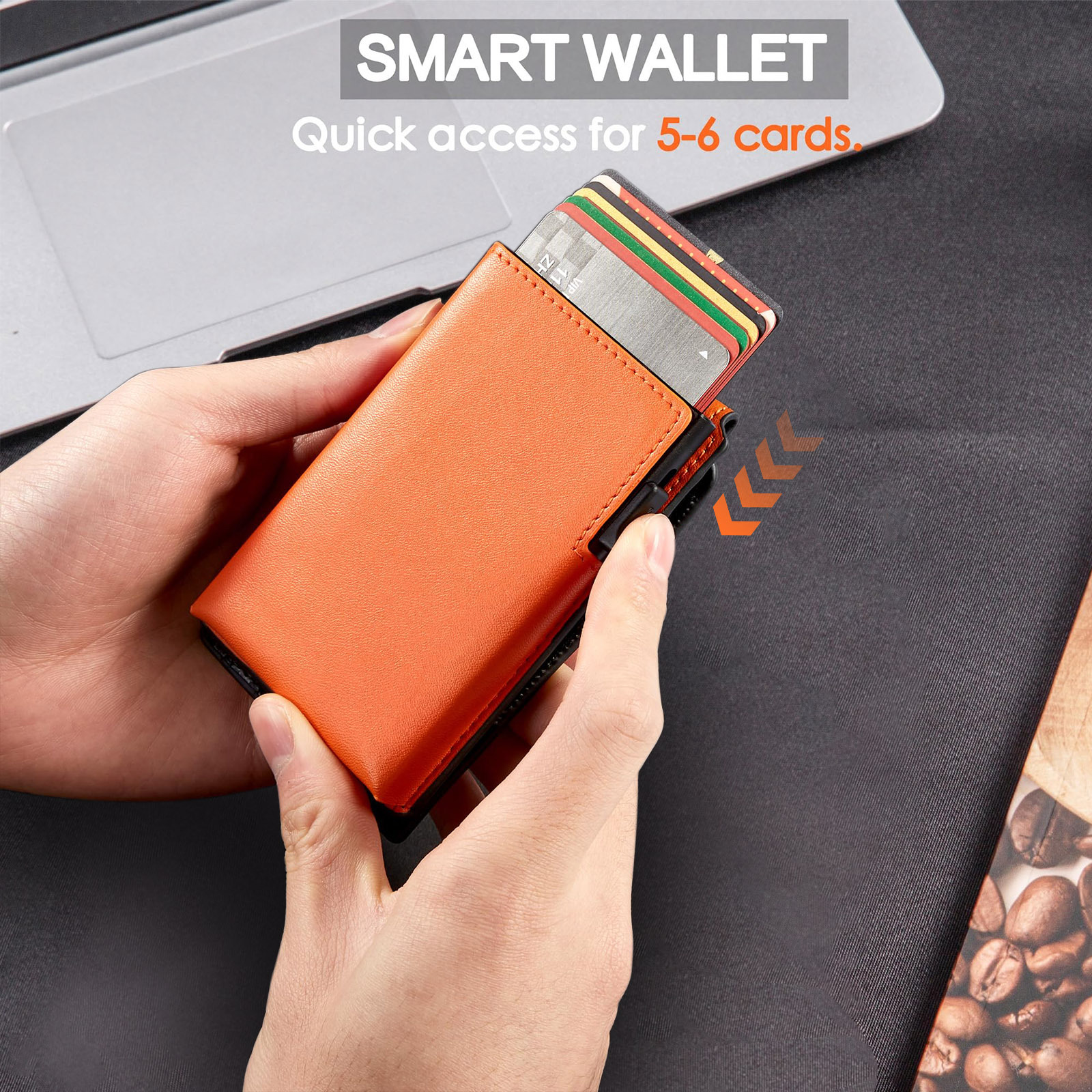 Airtag tarjetero solapa antiinfracción billetera para hombre cuero genuino billetera suave para hombre billetera transfronteriza personalización