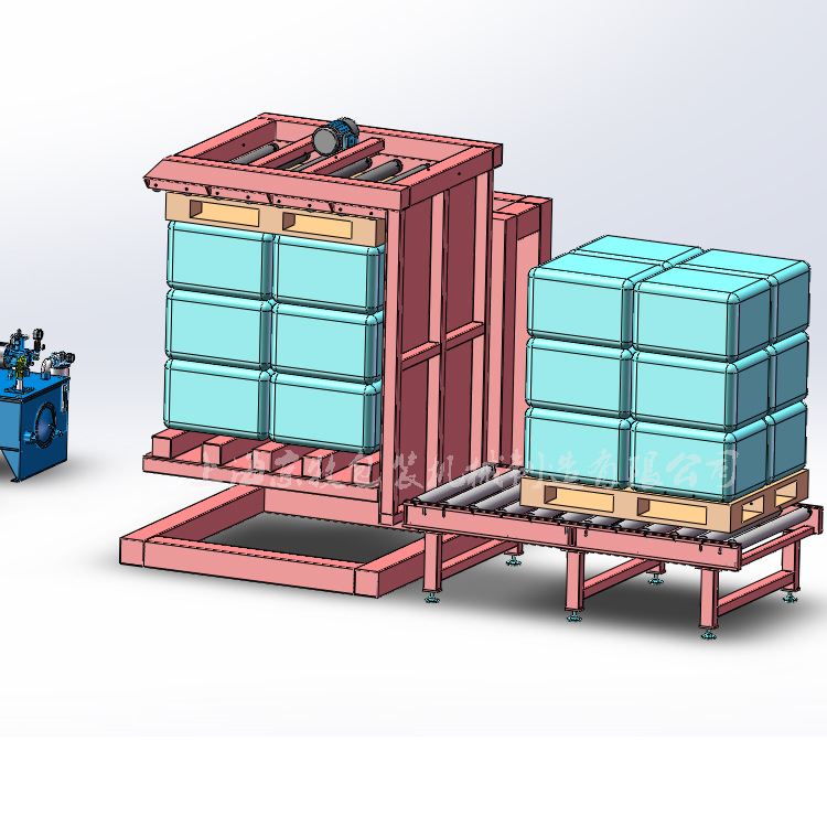 New pallet changer flat push pallet changer pallet pallet flip shifter automatic pallet changer 3