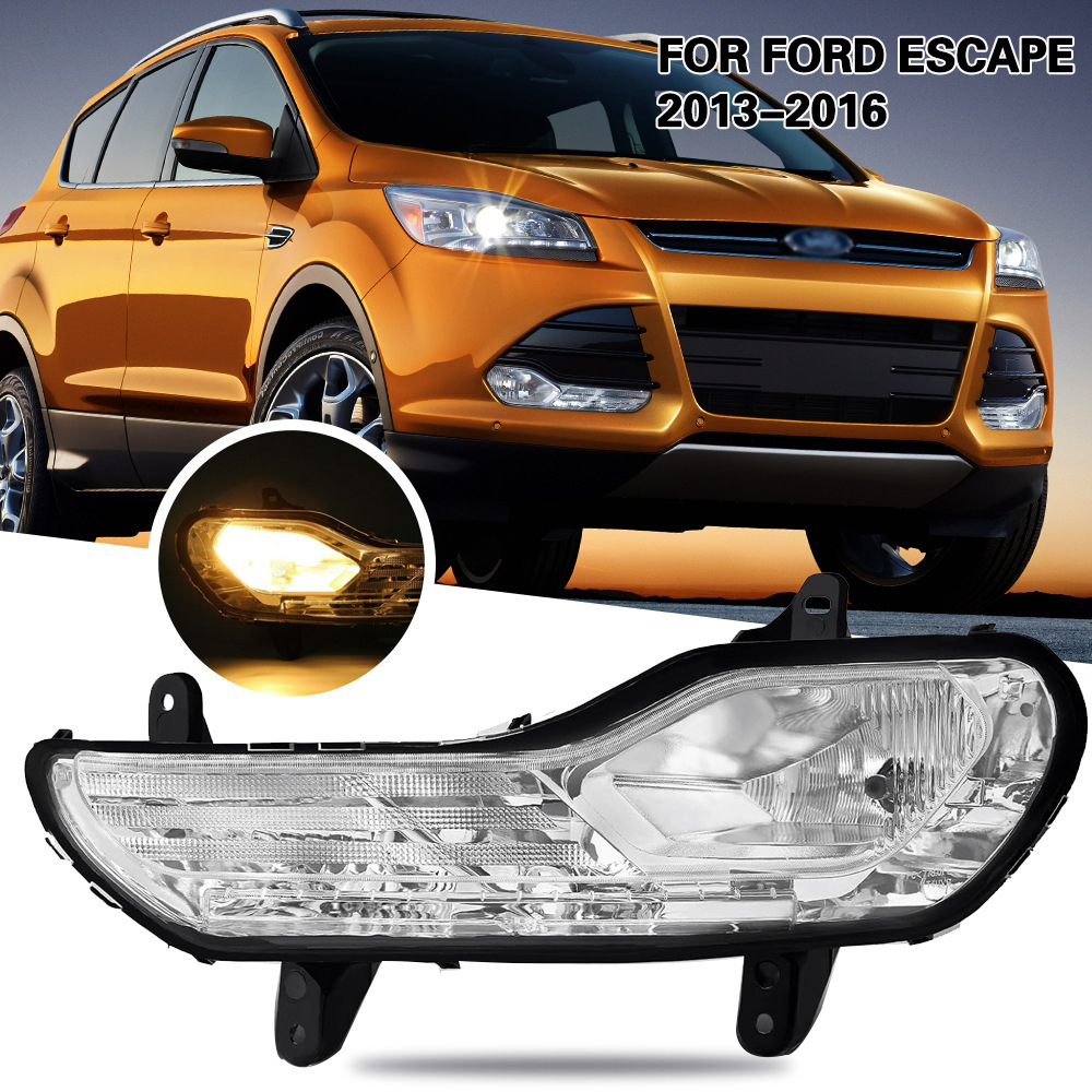 Aplicable a Ford 13 / 14 / 15 / 16 Wing Tiger Front Fog Lamp Assembly Halogen Day Drive Light Front Bumper Light image 1