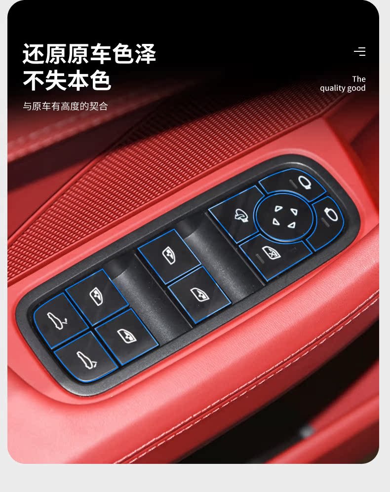 Suitable for Porsche Interior Film Macan Cayenne Panamera Instrument Film 718Tpu Central Control Protective Film