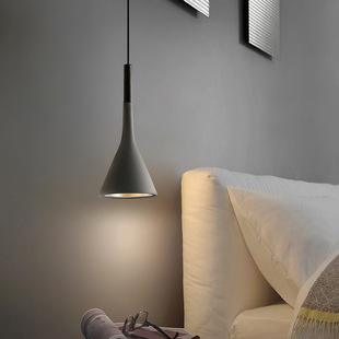 Bedside Chandelier Modern Minimalist Bedroom Lamp Popular Scandinavian Normcore Bedside Lamp Restaurant Lamp Bar Long Line Small Chandelier