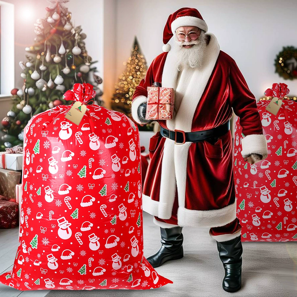 Спотовая рождественская подарочная сумка 36*56 дюймов большой gift bag Amazon трансграничные поставки могут быть объединены
