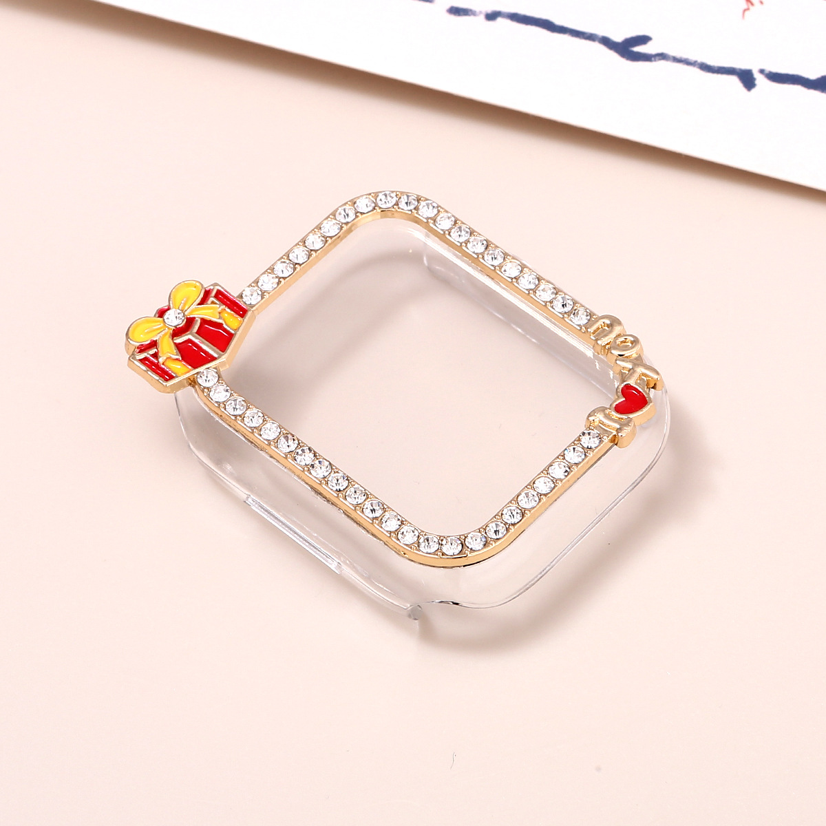 Diamond Metal Watch Strap For Apple Watch Series Se 5 6 7 8 9 Gift Box_voghion.com