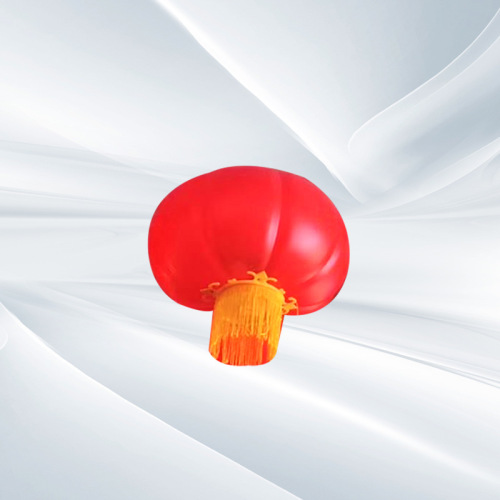 Outdoor Illuminated Red Lanterns: 15cm, 20cm, 30cm, 40cm, 50cm; 10-String, Quad-Linked LED Acrylic Lanterns