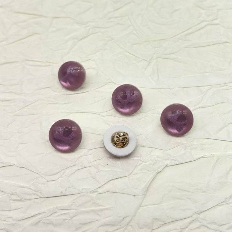 新しい中国風の手作り粘着合金足樹脂ボタン弓半透明樹脂アクセサリー DIY 装飾ボタン|undefined