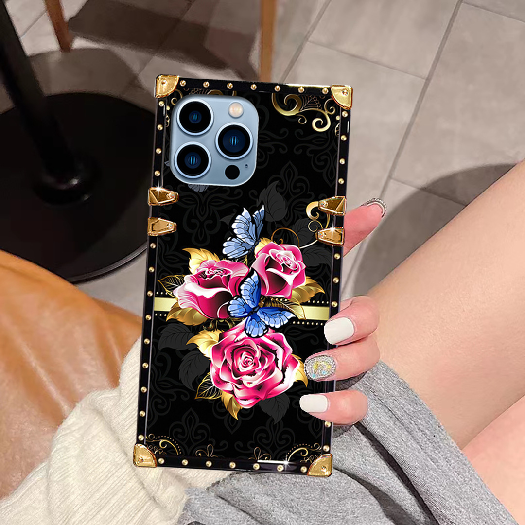 Coque téléphone luxe rose pour iphone et samsung design mode_voghion.com