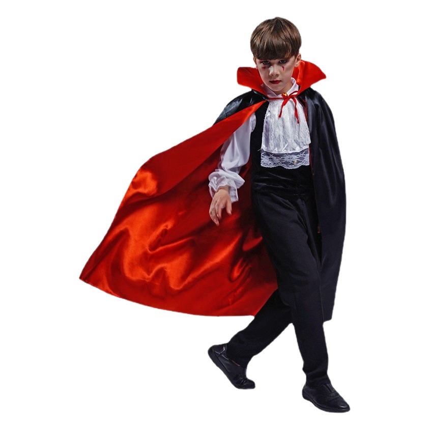 Halloween niño vampiro cosplay juego de rol traje de fiesta vampiro traje de escenario traje de rendimiento