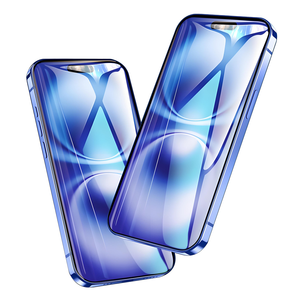 Ventas transfronterizas calientes para iPhone17 película de endurecimiento de alta definición Apple 15pro / 16 serie transparente esmerilado película anti-peep