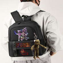 新款跨境美剧玩具/熊 系列周边彩印欧美校园学生双肩背包