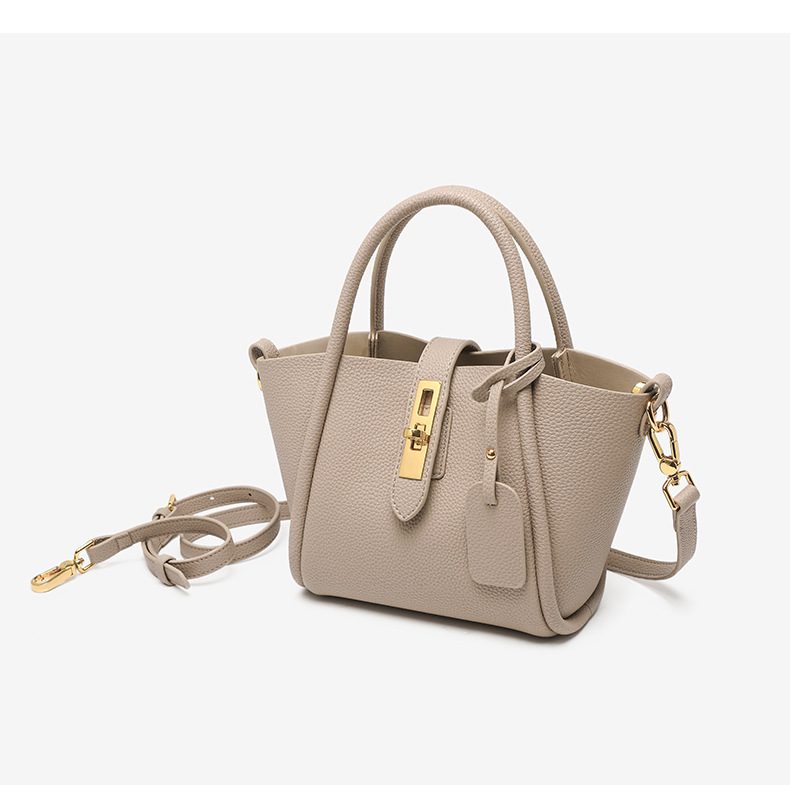 Echtes Leder Bucket Bag Damen Designer Umhängetasche Für Sommer_voghion.com