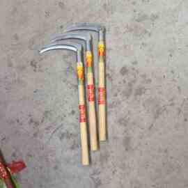 50长槐木把镰刀自产自销割草割庄稼农用除草家用锰钢锋利镰刀