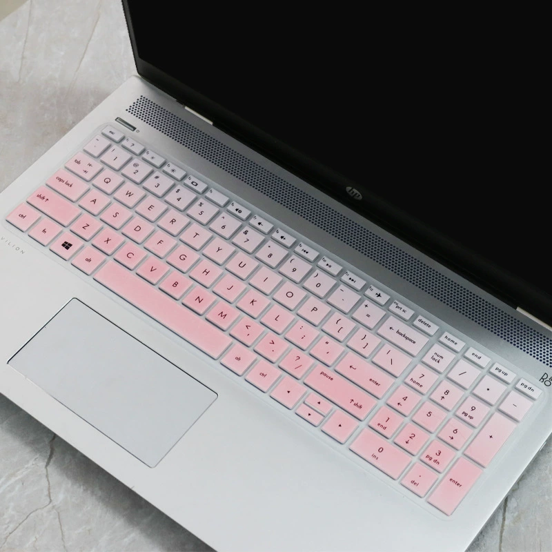 Защитная крышка клавиатуры (серия HP 15) — силиконово/TPU чехол, ультратонкие варианты в нескольких цветах