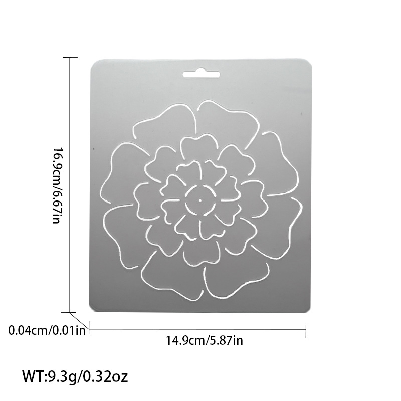 Línea presionando Plantilla de bordado plantilla patrón de ciruela bambú acolchado tablero de dibujo plantilla de bordado herramienta de patchwork