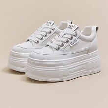内增高8cm高帮小白鞋2026春夏新款运动鞋厚底轻便百搭网鞋休闲鞋