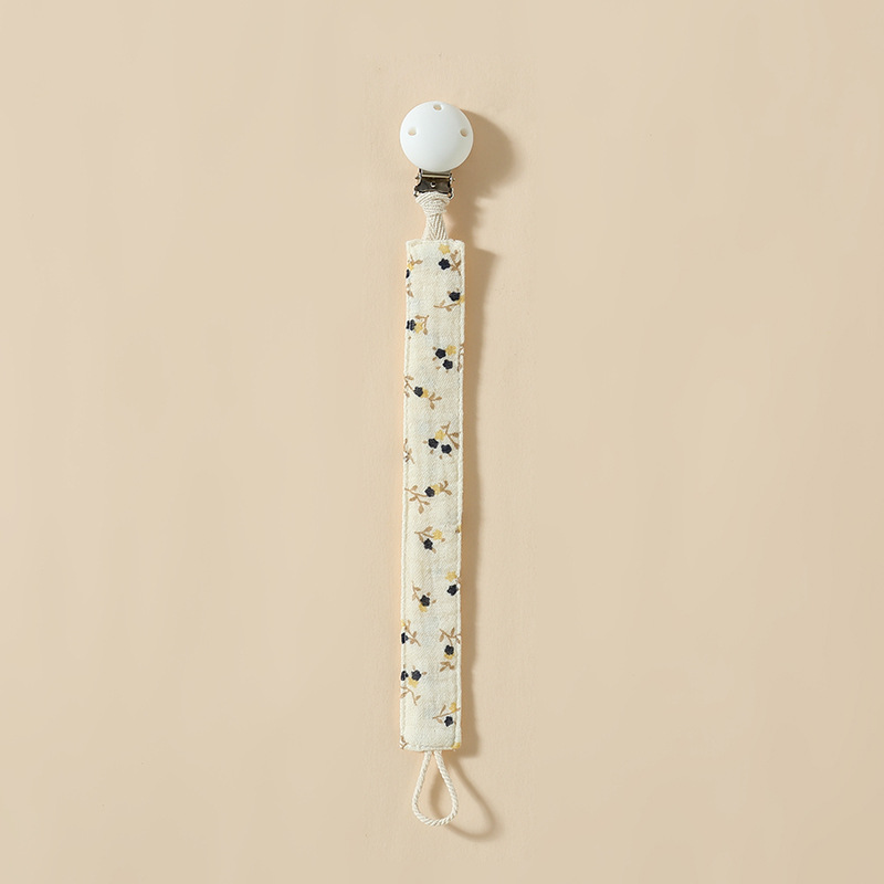Little floral (pacifier clip)