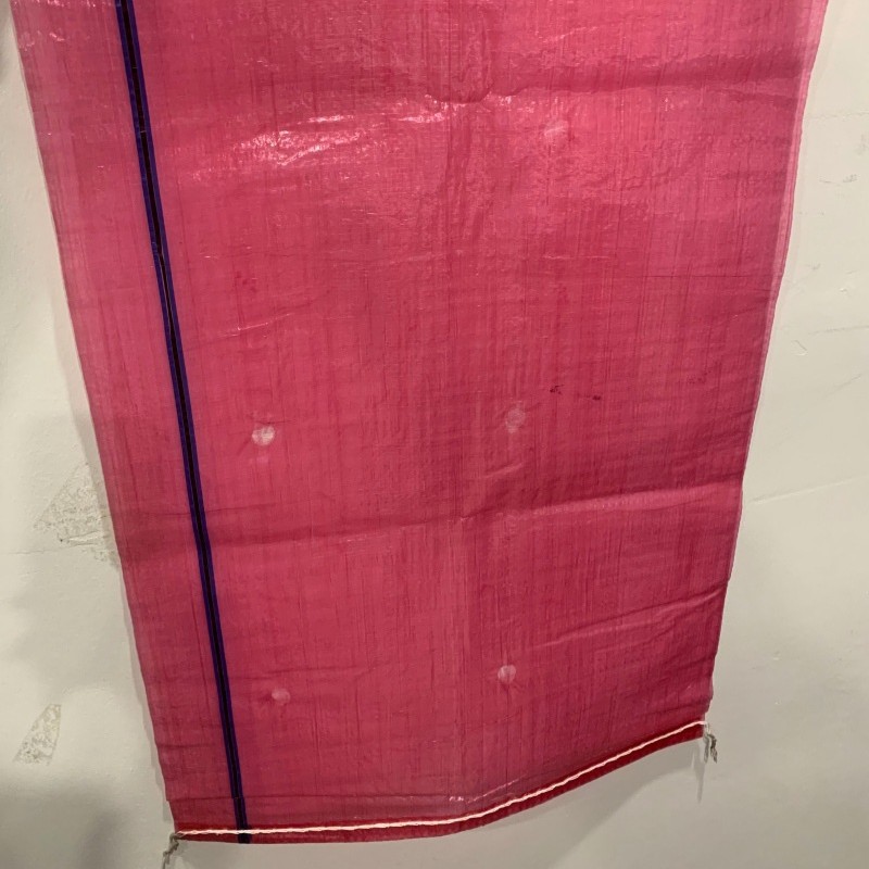 Exportación de América del Sur Chile rojo bolsas transparentes bolsas de tejido 25kg de papas cebolla rojas bolsas transparentes perforadas