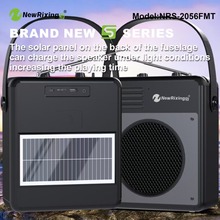 跨境新款多功能太阳能充电收音机蓝牙音箱户外手提迷你便携式音响