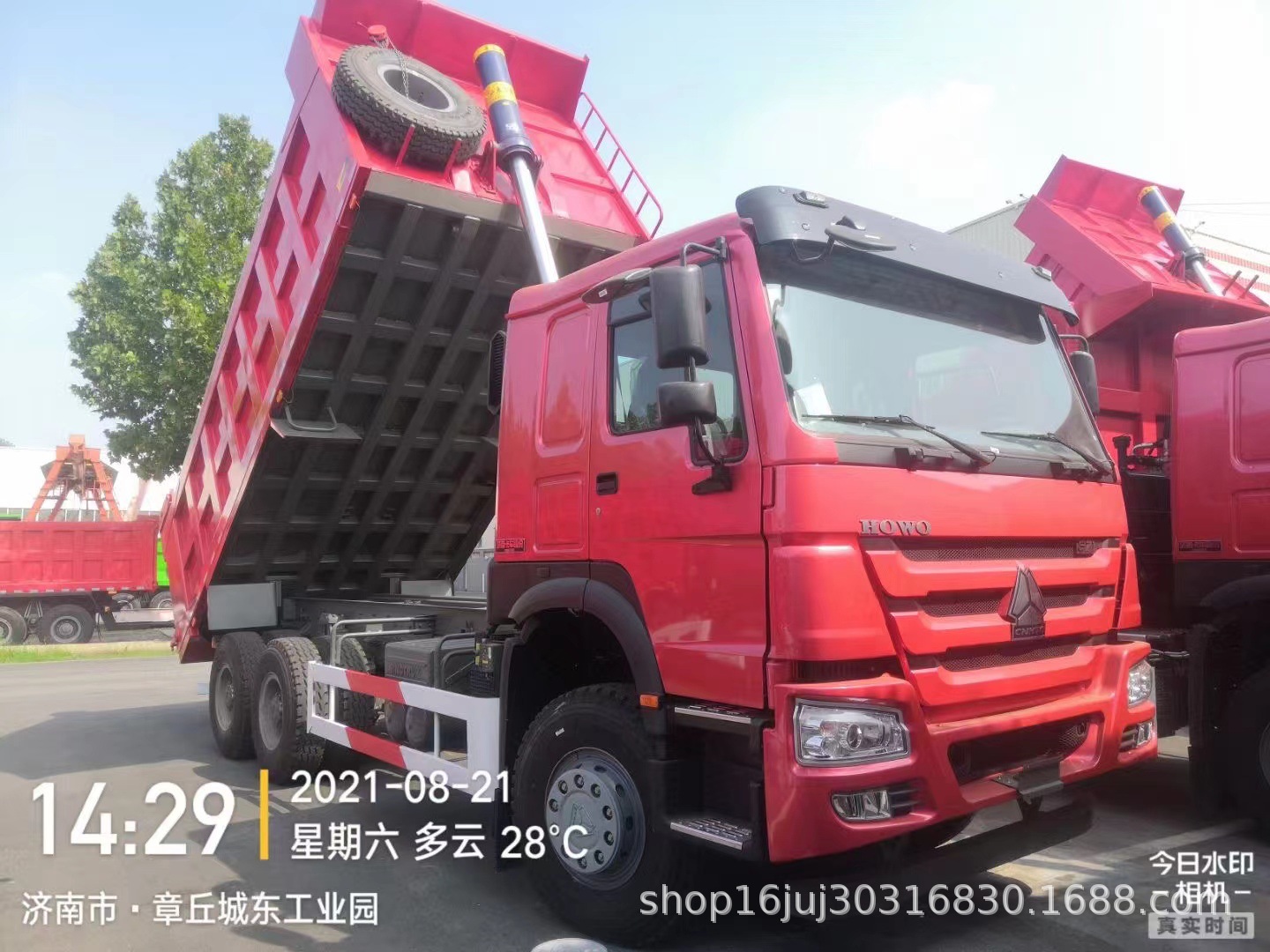 非洲矿山使用的国二大泵发动机豪沃自卸车翻斗车18953179828