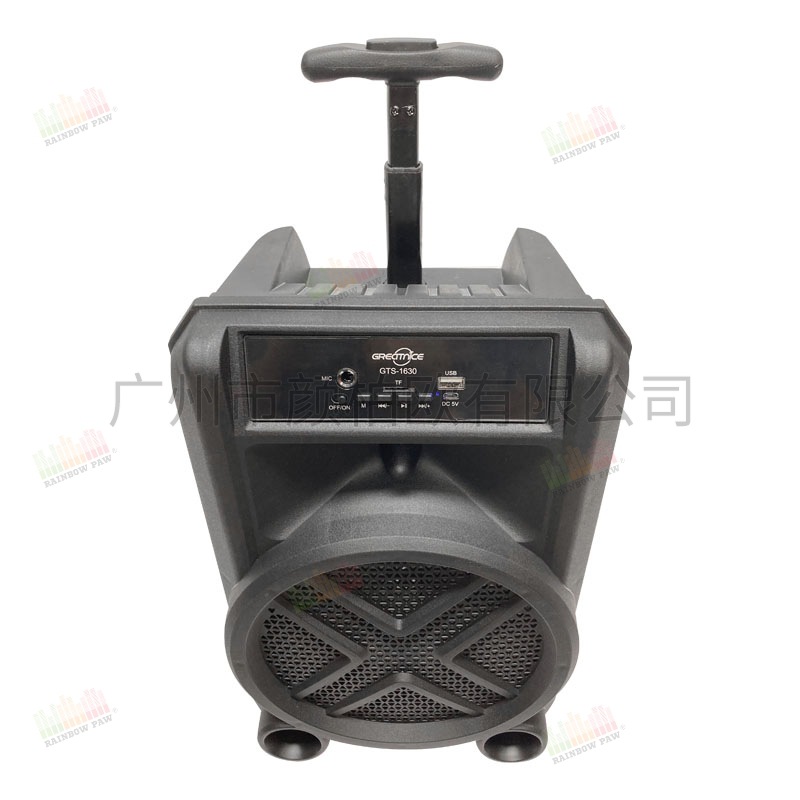 Altavoz Bluetooth Portátil GTS-1630 de 8 Pulgadas, Potencia Exterior, Serie GTS, Fabricante Mayorista