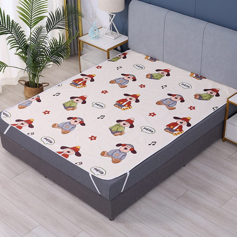 Cojín menstrual impermeable lavable Tía grande estera para estudiantes a prueba de fugas período menstrual pequeño colchón