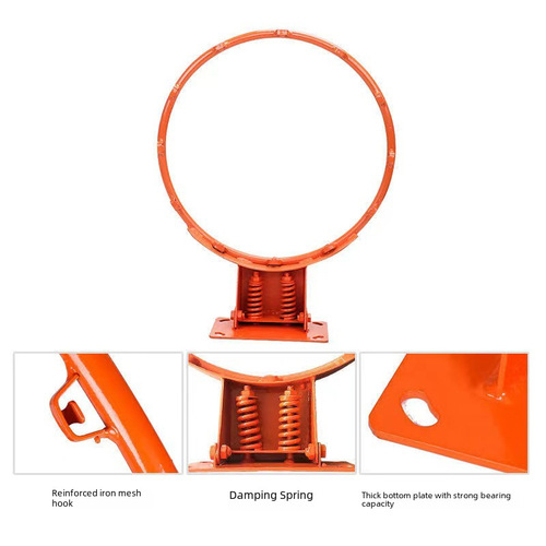 Basketball hoop for adults, standard outdoor basketball backboard-mounted shooting rack, indoor children's standard basketball rim