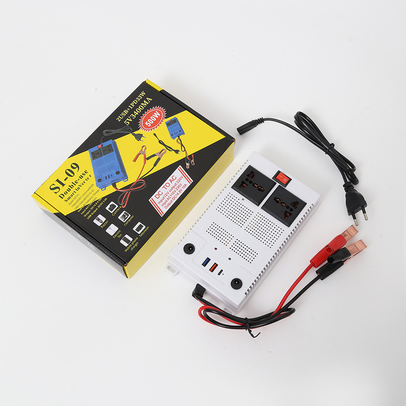 Car Inverter 12V24V to Ac 220V Household Power Converter Car Socket Ac/Dc Charger