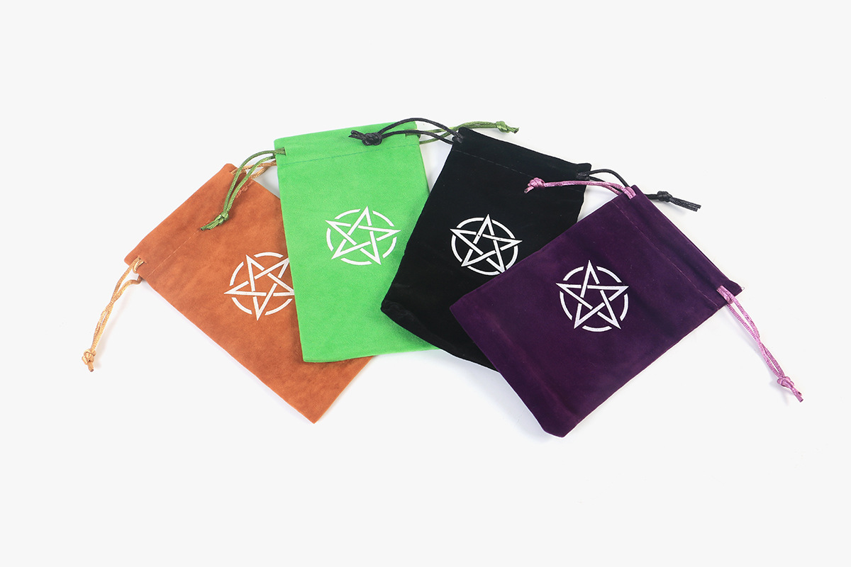 Velvet Tarot And Oracle Card Storage Bag With 8 Colours_voghion.com