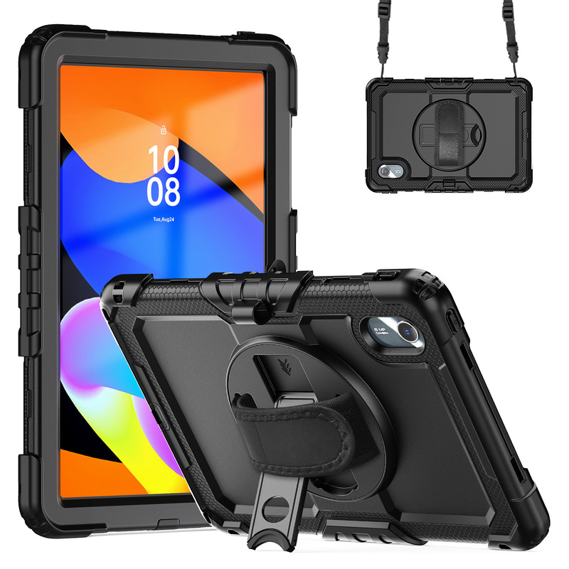 Suitable for 2025 Lenovo Idea Tab11 Protective Case M11/K11 with Strap, Hand Strap, Silicone Pc Stand, Anti-Fall Shell