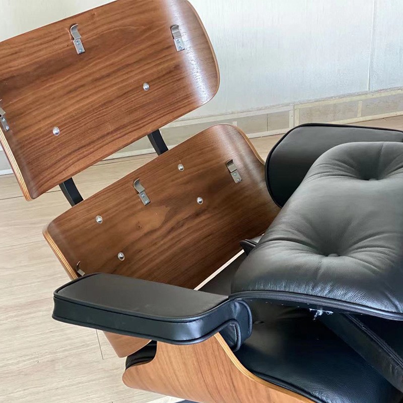 Sillón Eames transfronterizo, sillón de sofá para balcón, sillón individual para sala de estar, sillón reclinable moderno y minimalista para oficina, ideal para la pausa del almuerzo image 17