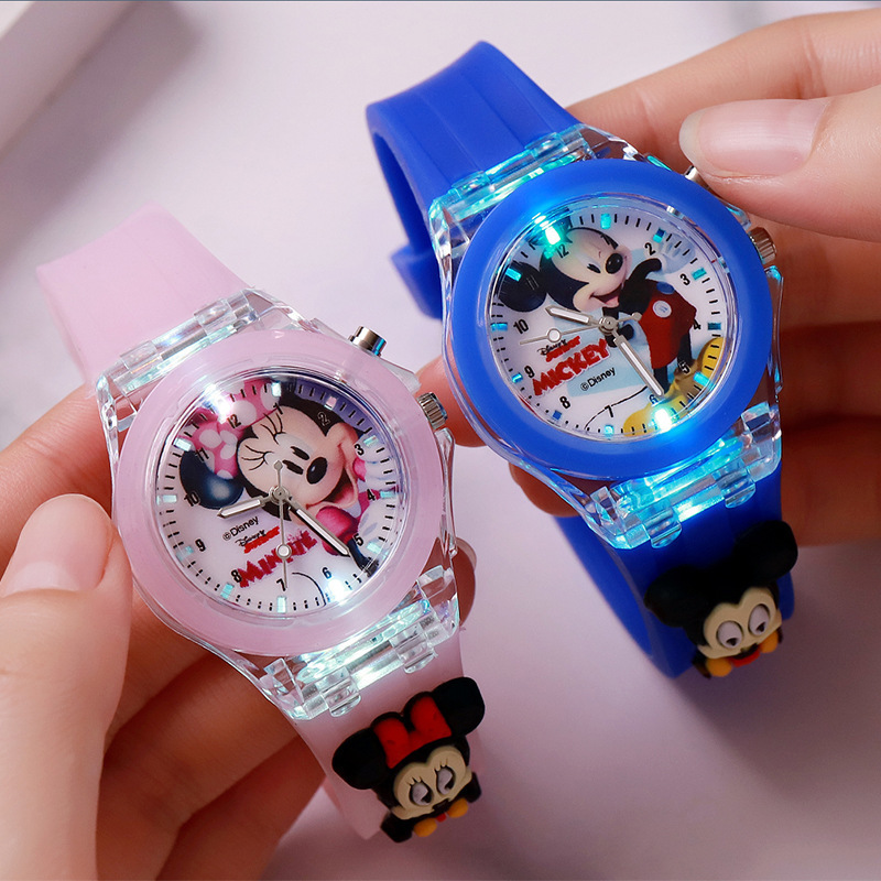 Children's Watch for Primary School Students Special Luminous Luminous Kindergarten Student Watch Girls Cartoon Children's Quartz Watch