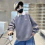 新款春秋男童翻领卫衣