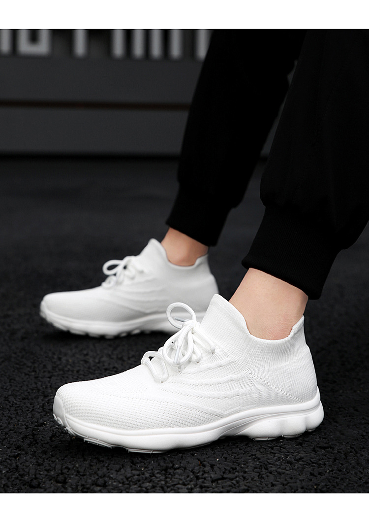 Outdoor-Paar Damen Sommersport, fliegendes gewebtes Mesh, atmungsaktiv, leicht, weich besohlte Tourismus-Wandersockenschuhe,_voghion.com