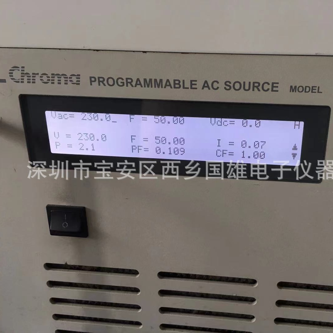 长期租售 Chroma 61605 可编程交流电源Chroma 61605 带软件
