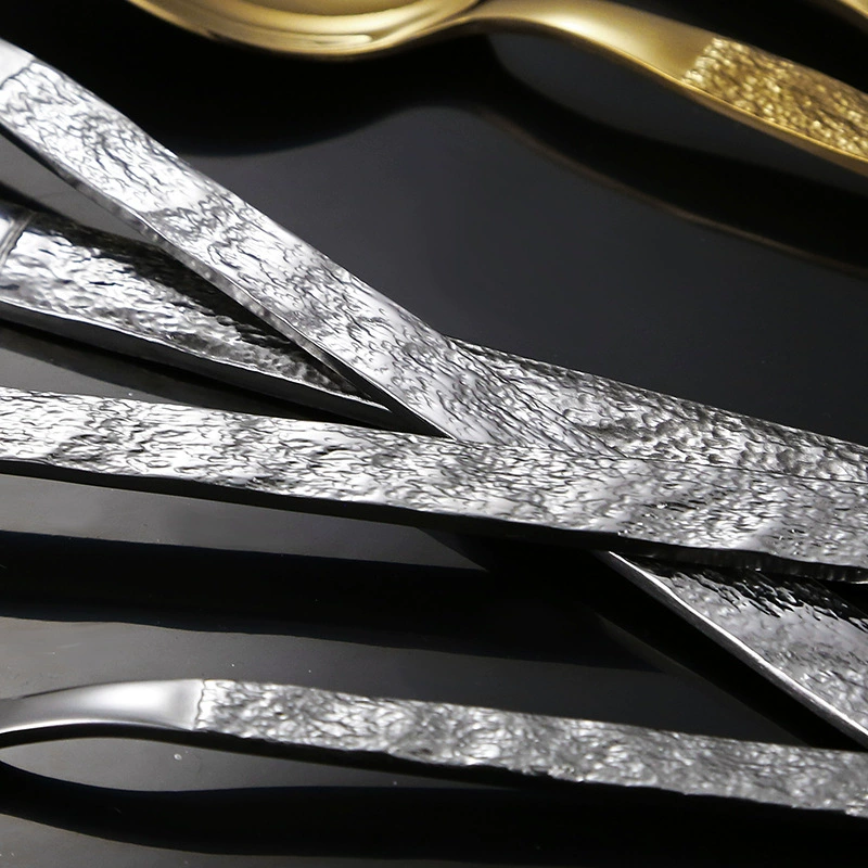 Creative golden tableware stainless steel, set, 4 piece set