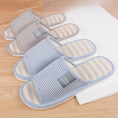 Large Print Fabric Slippers for Men, Size 46, Spring and Autumn Home Use, Indoor, 47 Cotton Linen Slippers for Men, Size 48, Soft Sole