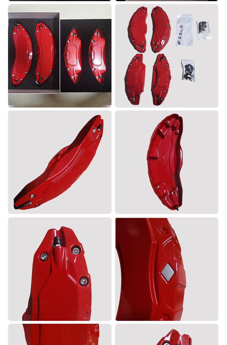 Suitable for Tesla 3/Y Car Aluminum Alloy Caliper Cover, Model 3/Y Special Car-Specific Caliper Decorative Shell