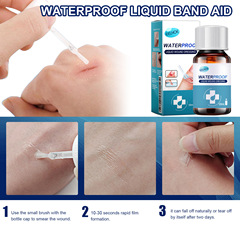 Transparent liquid adhesive bandage for wound surface protection, rapid film formation, waterproof wound dressing liquid dressing.