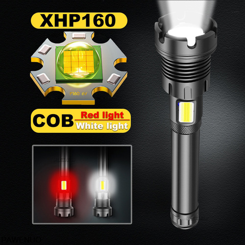 Manufacturer wholesale xhp160 high-intensity flashlight outdoor camping p90 emergency charging flashlight p70 high-intensity flashlight