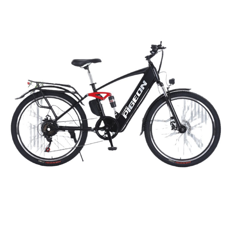 Bicicletas eléctricas asistidas por paloma 26 pulgadas para hombres y mujeres para viajar bicicletas eléctricas desmontables con batería de litio